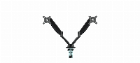 Makki Стойка за два монитора Monitor Mount - GL502  Aluminuim Black - 2 Monitors, Gas Lifters - MA-GL502-BK