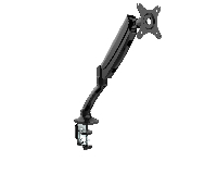 Makki Стойка за монитор Monitor Mount - GL501 Aluminuim Black - 1 Monitor, Gas Lifter - MA-GL501-BK