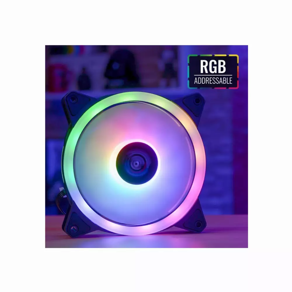 Вентилатор AeroCool 120 mm - Duo 12 - Addressable RGB - ACF3-DU10217.11