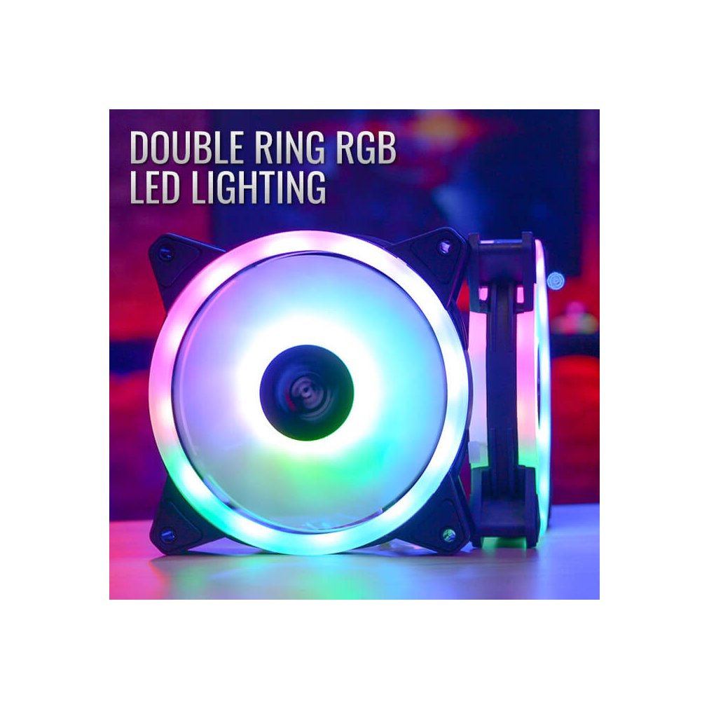 Вентилатор AeroCool 120 mm - Duo 12 - Addressable RGB - ACF3-DU10217.11