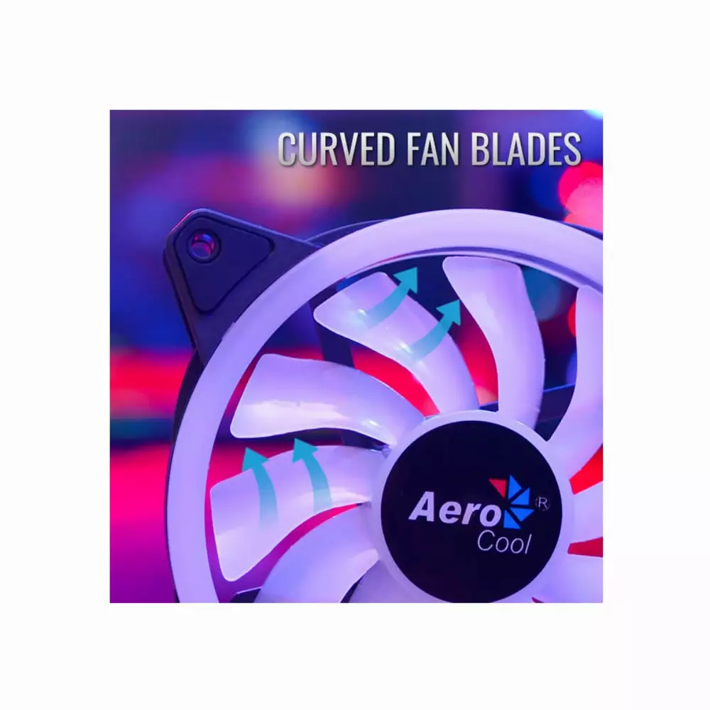 Вентилатор AeroCool 120 mm - Duo 12 - Addressable RGB - ACF3-DU10217.11