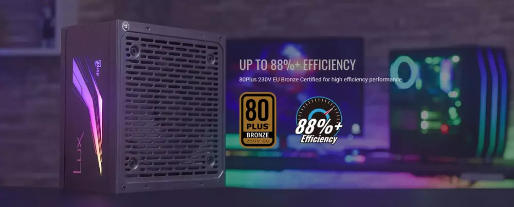 Захранване AeroCool LUX RGB 650W 80+ Bronze PSU