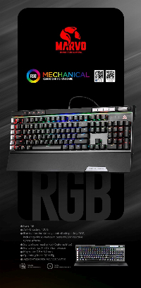 Геймърска механична клавиатура MARVO Pro KG965G RGB - Blue суичове - MARVO-PRO-KG965G 