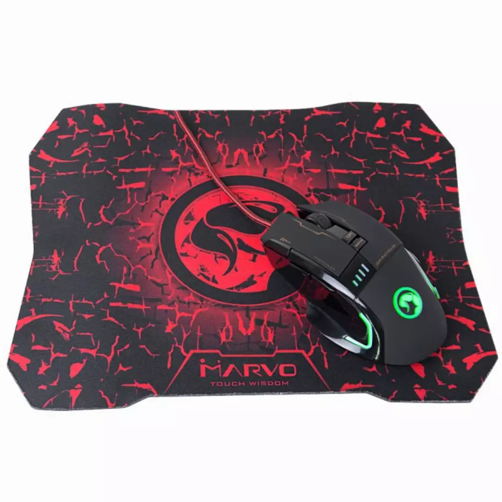 Комплект геймърска мишка + пад Marvo Gaming COMBO G909+G1 2 in 1