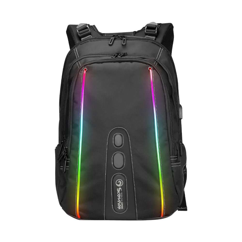 Marvo геймърска раница Gaming Backpack 15.6" RGB with Bluetooth Speaker - MARVO-BA-02
