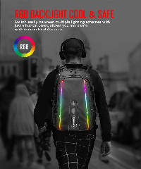 Marvo геймърска раница Gaming Backpack 15.6" RGB with Bluetooth Speaker - MARVO-BA-02