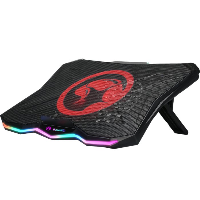 Marvo Refroidisseur pour ordinateur portable Gaming Notebook Cooler 17" RGB - MARVO-FN-40