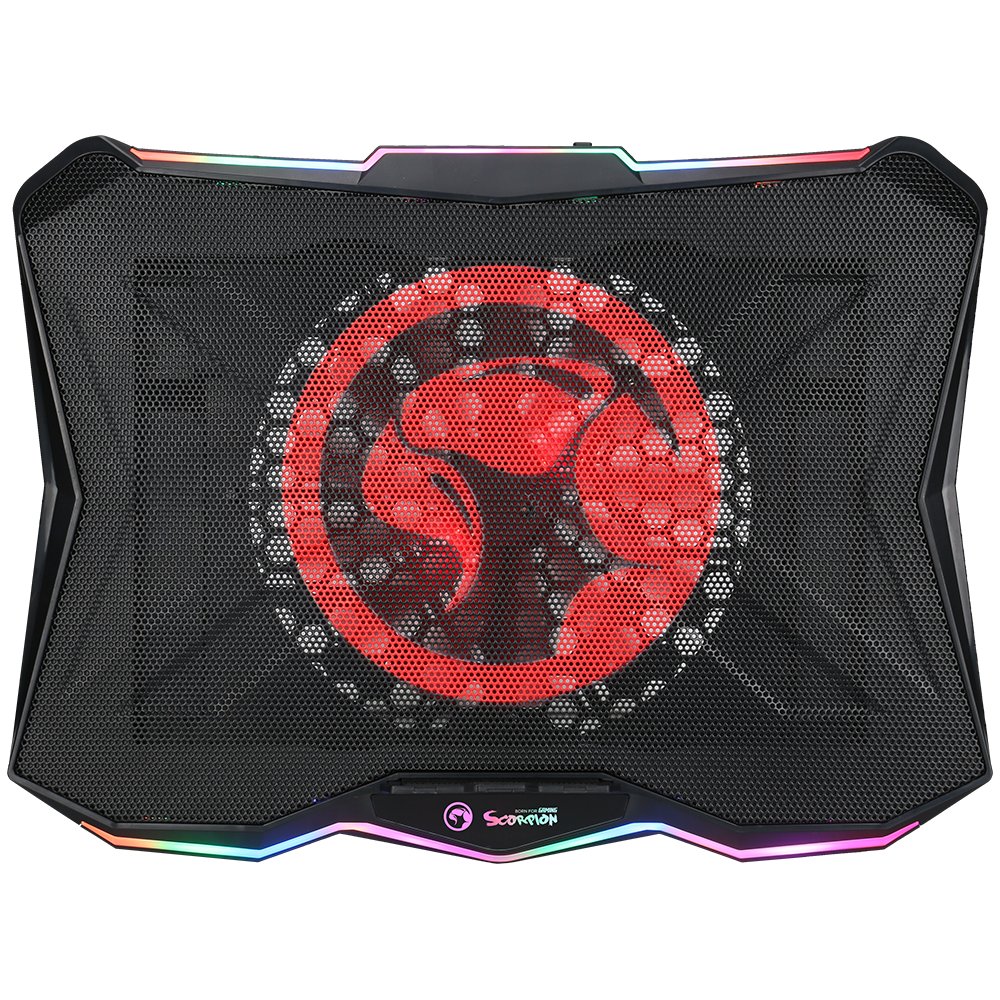 Marvo Refroidisseur pour ordinateur portable Gaming Notebook Cooler 17" RGB - MARVO-FN-40