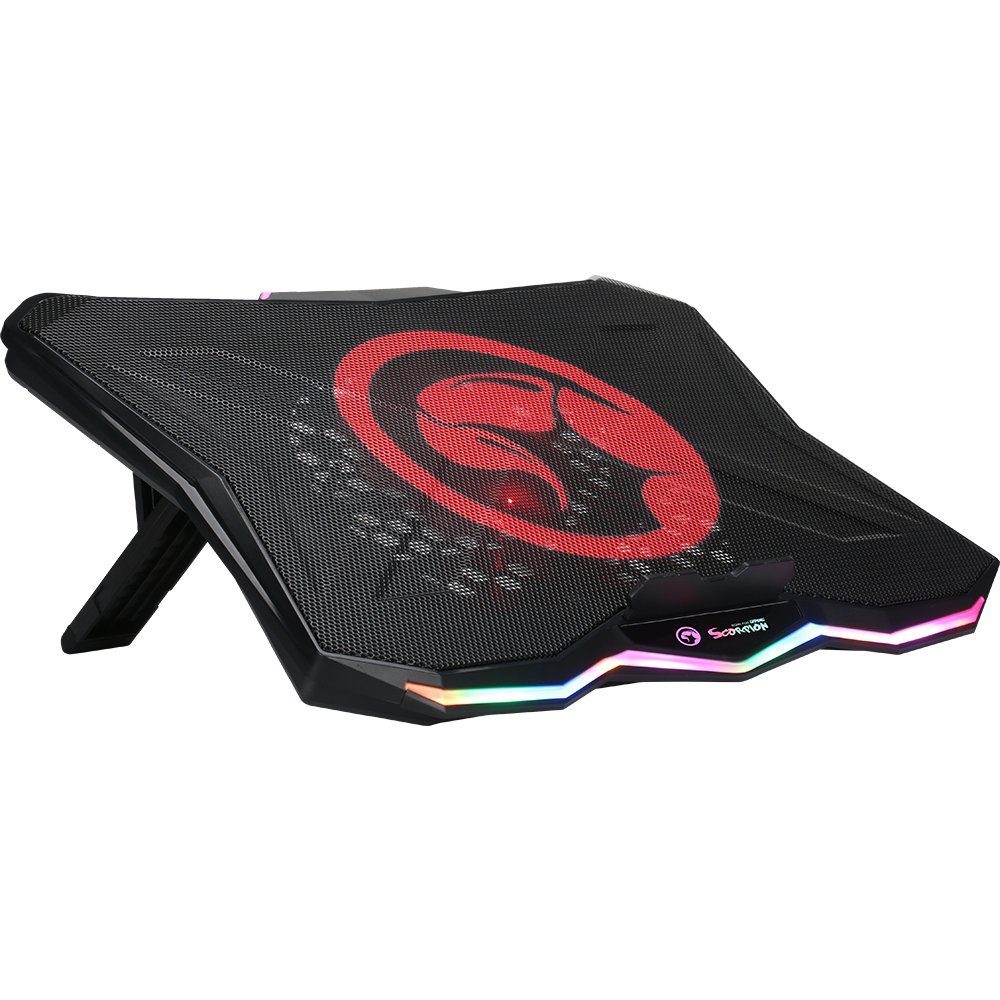 Marvo Refroidisseur pour ordinateur portable Gaming Notebook Cooler 17" RGB - MARVO-FN-40