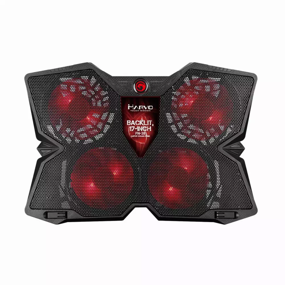 Marvo Охладител за лаптоп Gaming Notebook Cooler 17" - MARVO-FN-38-RD