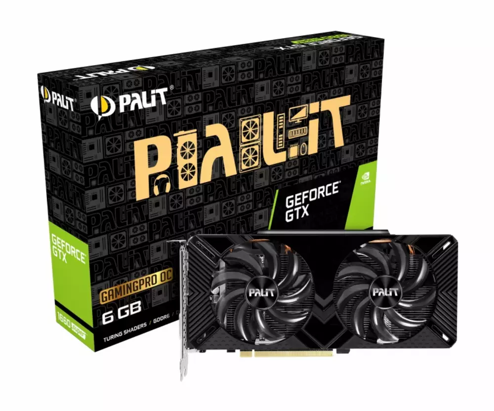 Видео карта PALIT GeForce GTX 1660 SUPER GP OC 6G