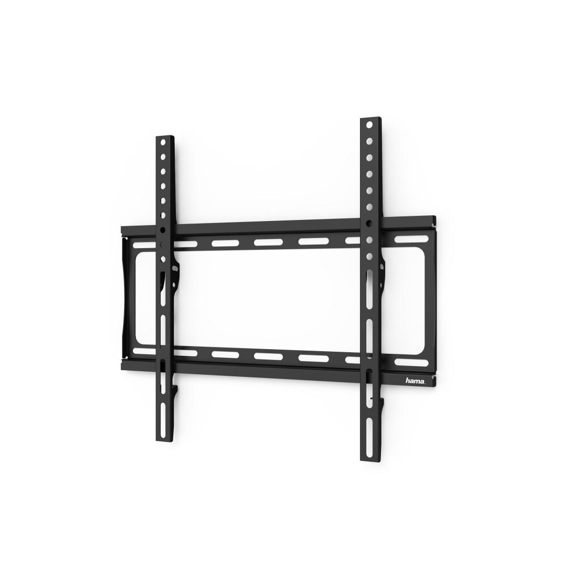 Стенна стойка за TV HAMA 118068, Фиксирана, 65", 35 кг, Черна