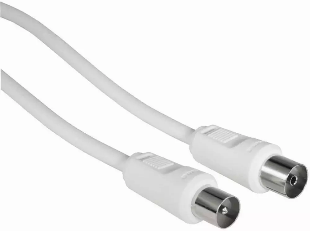 Антенен кабел HAMA 11901 коаксиален мъжко - коаксиален женско, 3 м, 75dB, 1 звезда
