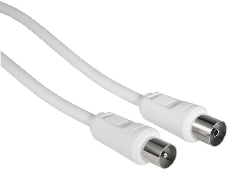 Антенен кабел HAMA 11901 коаксиален мъжко - коаксиален женско, 3 м, 75dB, 1 звезда