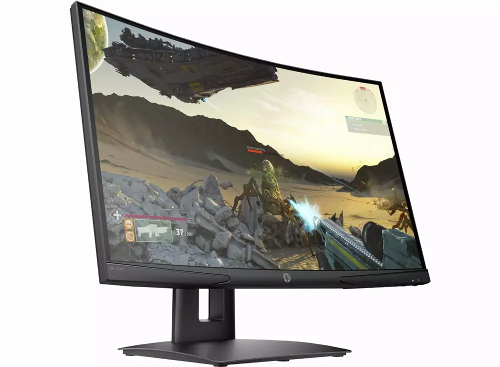 Монитор HP X24c 23.8" Gaming, FullHD (1920x1080), VA, 144Hz, 4ms