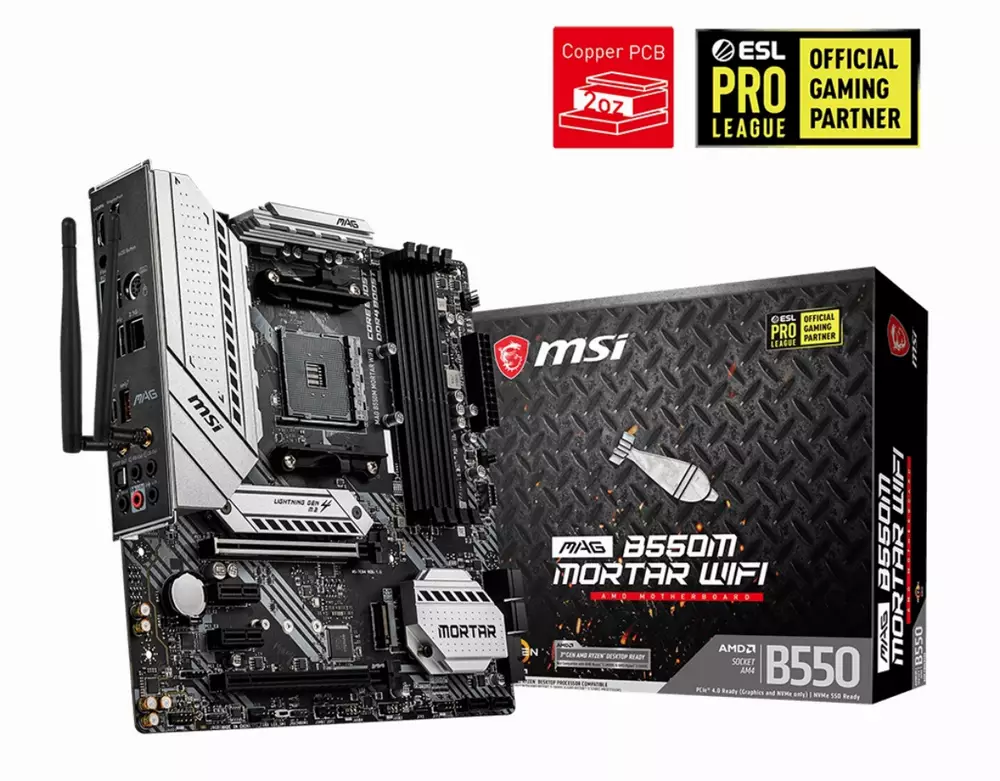 Дънна платка MSI MAG B550M MORTAR (WIFI)