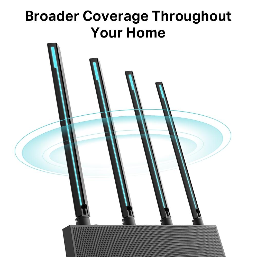 Безжичен рутер TP-Link Archer C80 AC1900, Dual band, 4 антени