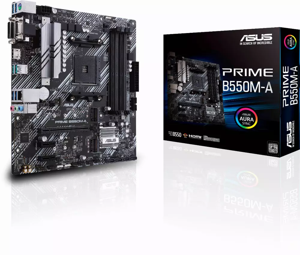 Дънна платка ASUS Prime B550M-A