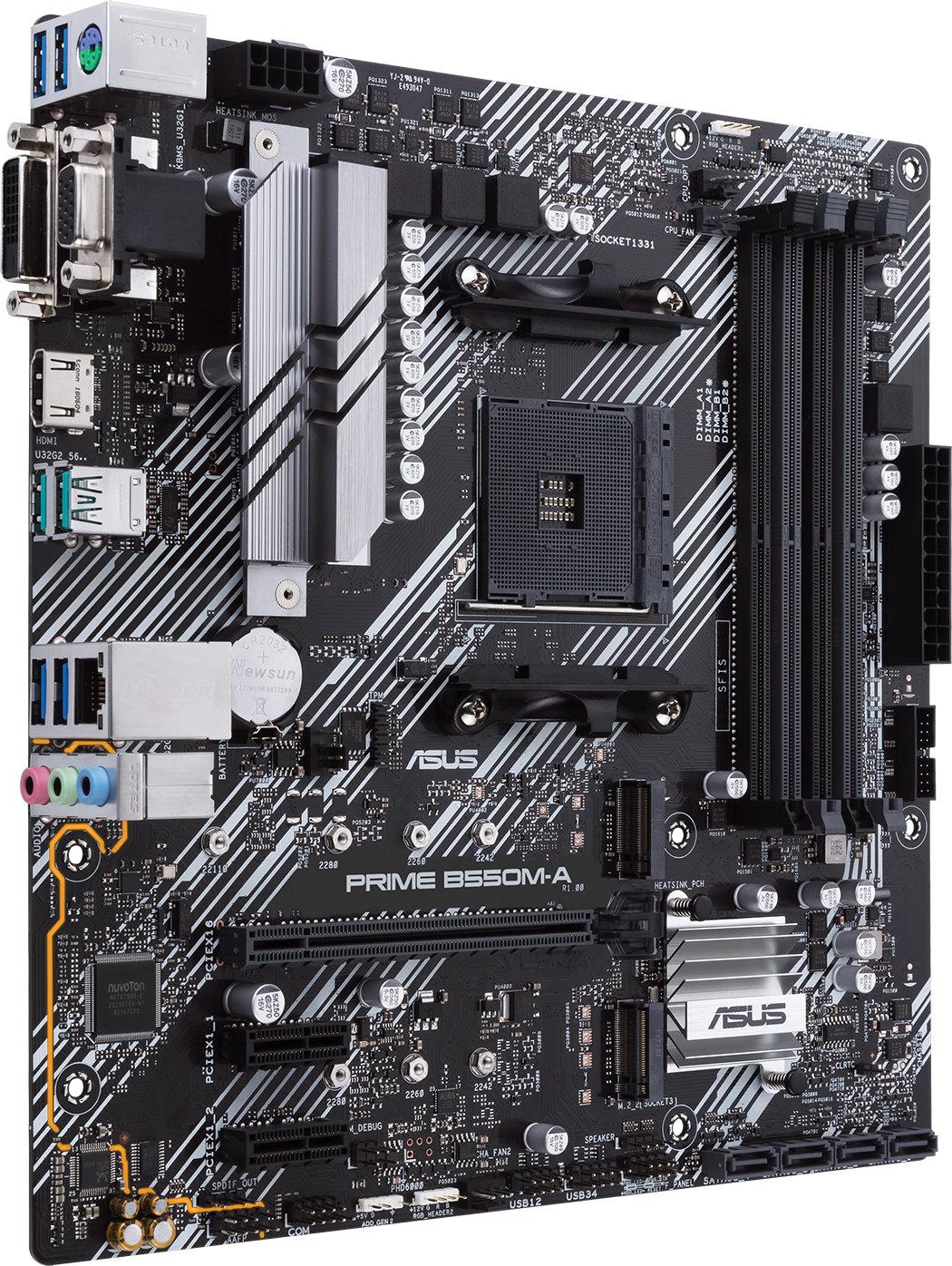 Дънна платка ASUS Prime B550M-A