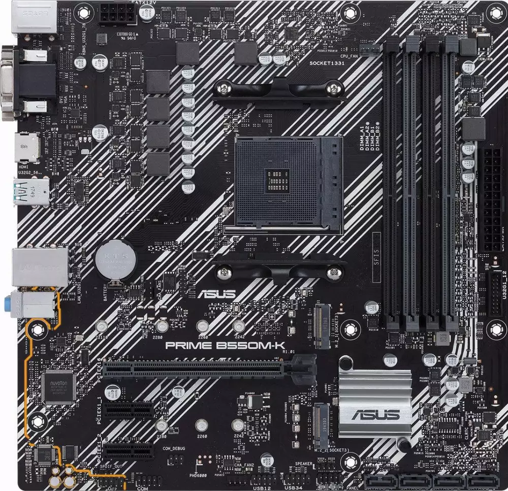 Дънна платка ASUS Prime B550M-K