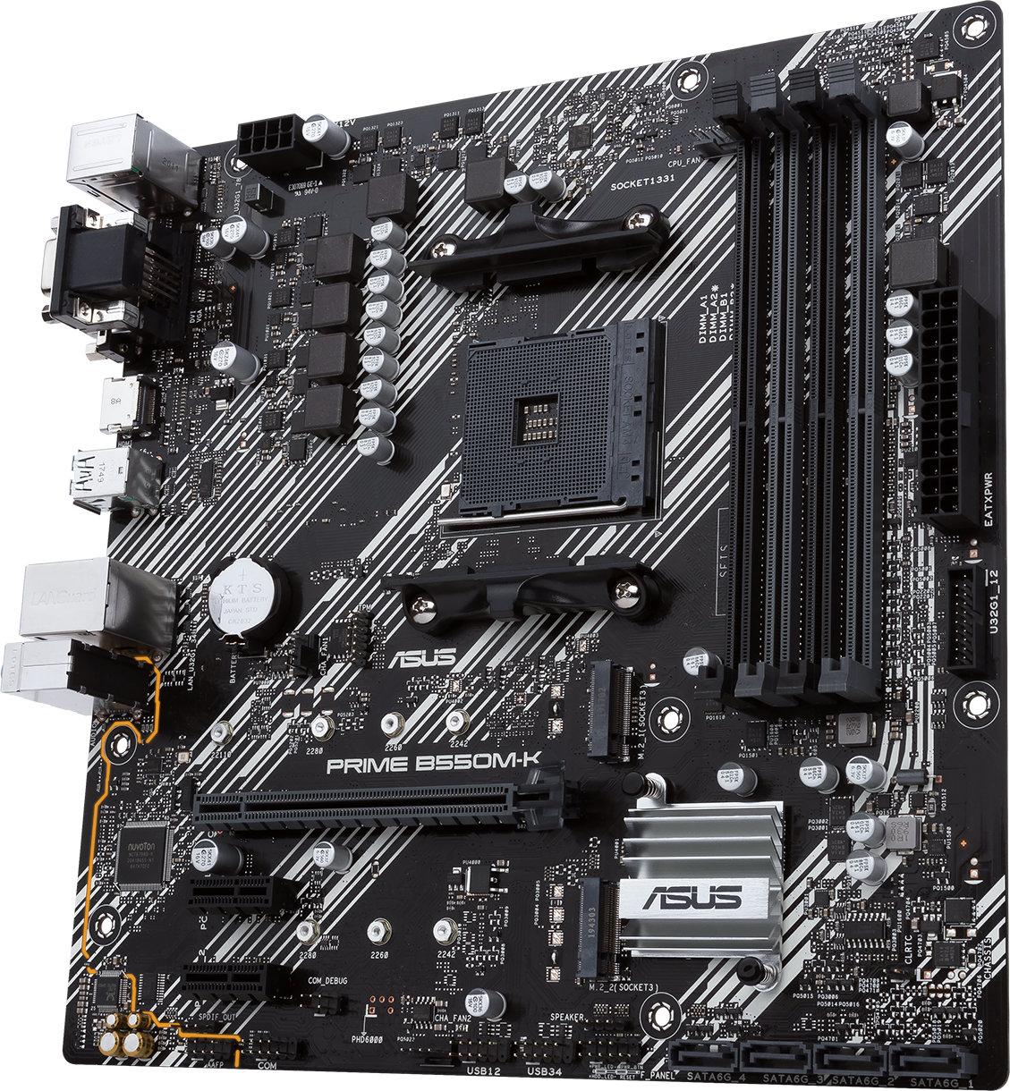 Дънна платка ASUS Prime B550M-K