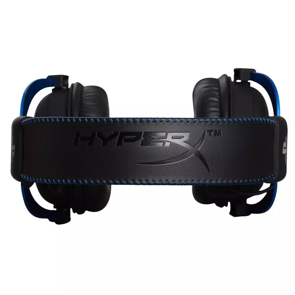 Геймърски слушалки HyperX, Cloud - PS4, Микрофон, Черен/Син