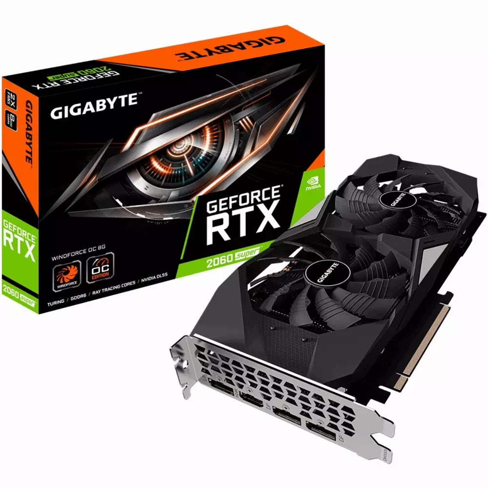 Видео карта GIGABYTE GeForce RTX 2060 SUPER WINDFORCE OC 8G