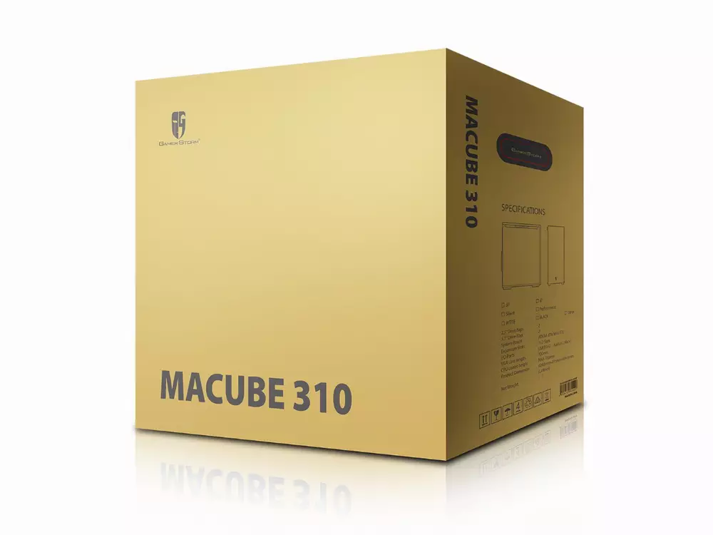 Кутия DeepCool MACUBE 310 BK