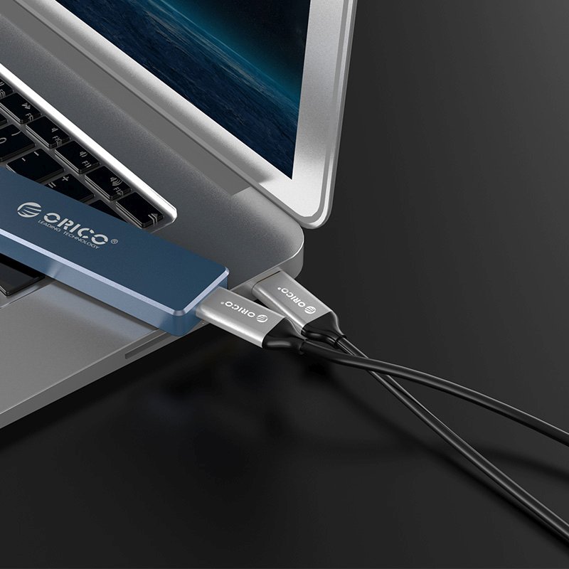Orico Кабел Cable - Type-C to Type-C Gen2 - 5A, 10Gbps, 0.5m - CCU-05