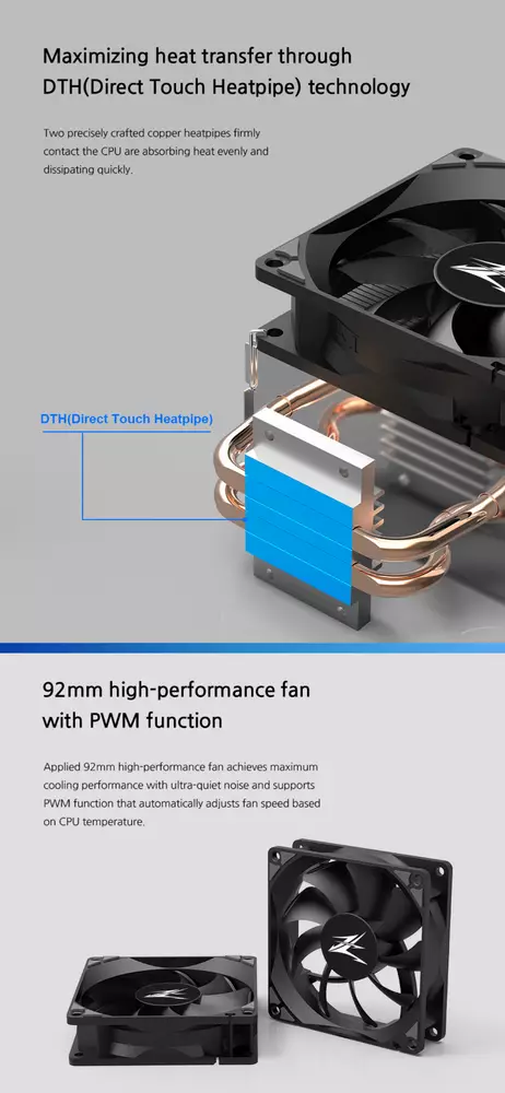 Охлаждане за процесор Zalman CNPS4X