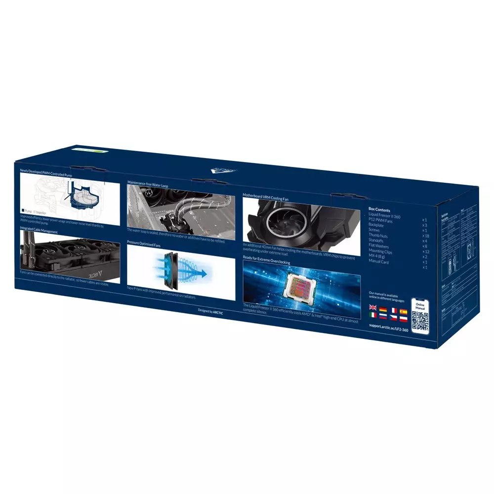 Водно охлаждане за процесор Arctic Liquid Freezer II 360 - ACFRE00068A