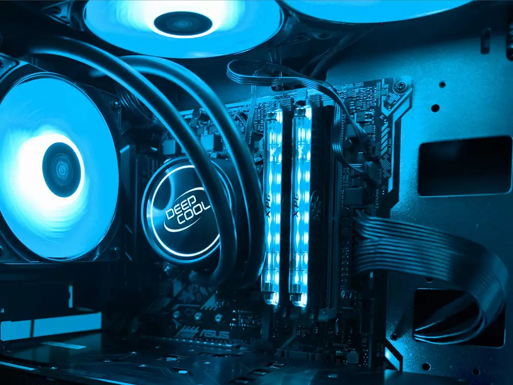 Водно охлаждане за процесор DeepCool GAMMAXX L120T BLUE