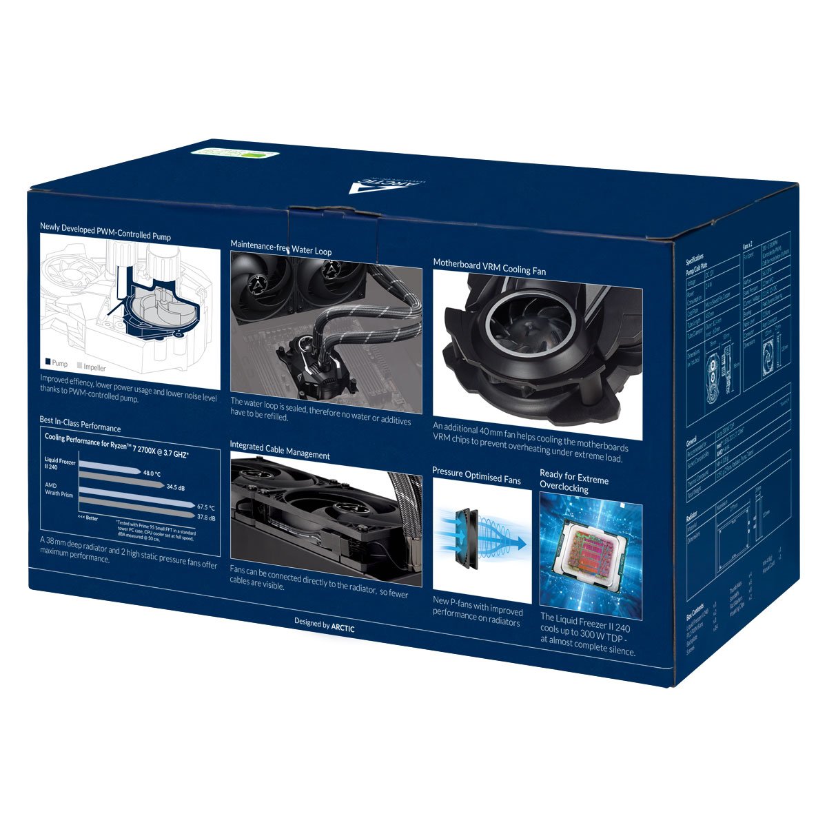 Водно охлаждане за процесор Arctic Liquid Freezer II 240 - ACFRE00046A