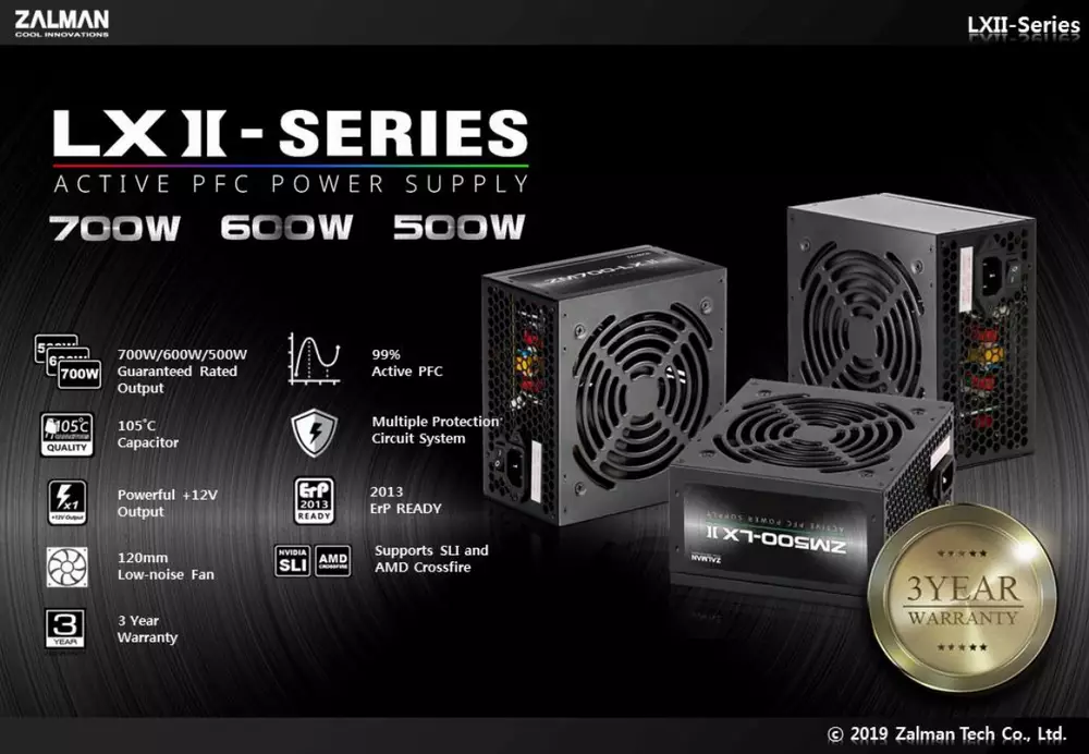 Захранване Zalman ZM500-LXII 500W PSU