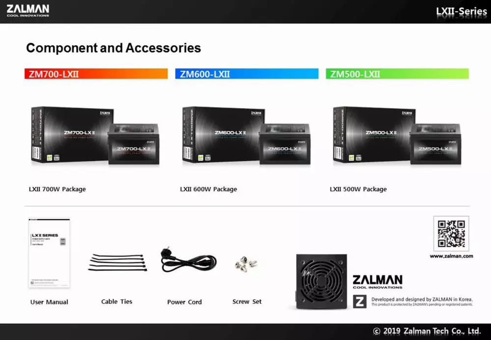 Захранване Zalman ZM500-LXII 500W PSU
