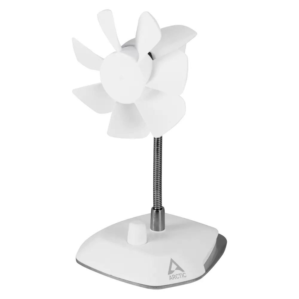 Вентилатор за бюро Arctic Breeze White - USB