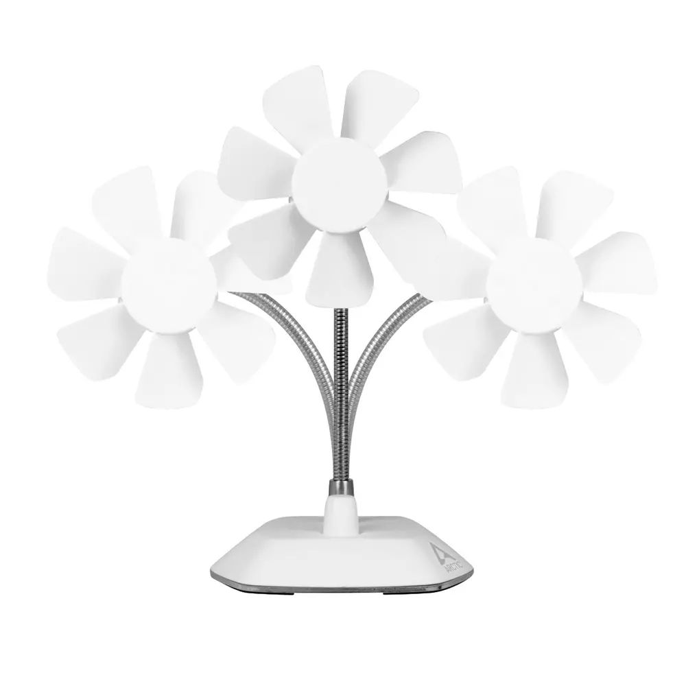 Вентилатор за бюро Arctic Breeze White - USB