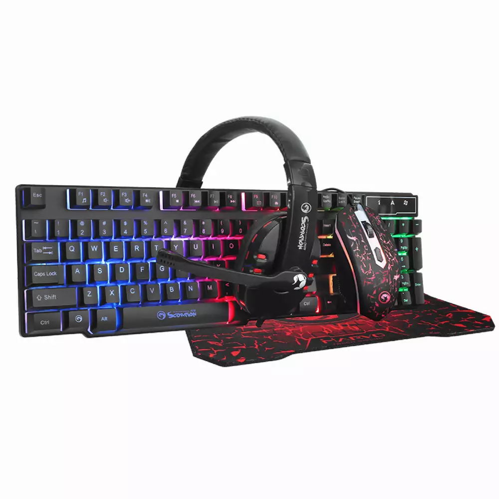 Геймърски комплект Marvo Gaming COMBO CM370 4-in-1