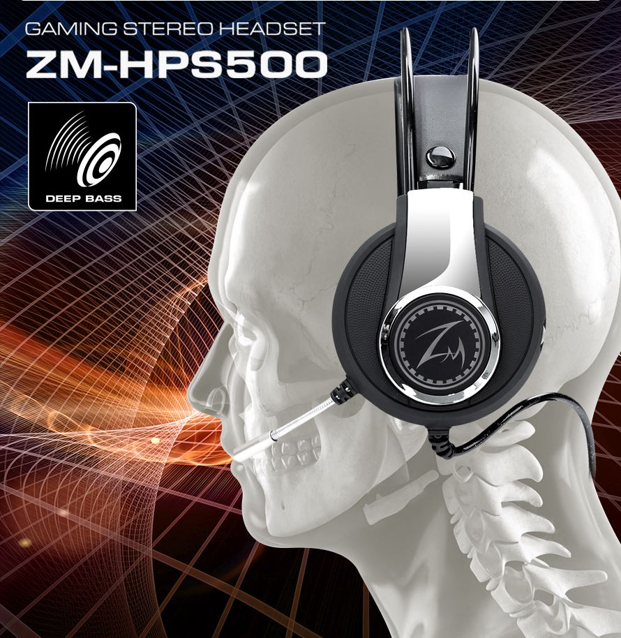 Zalman геймърски слушалки Headphones with mic Gaming ZM-HPS500