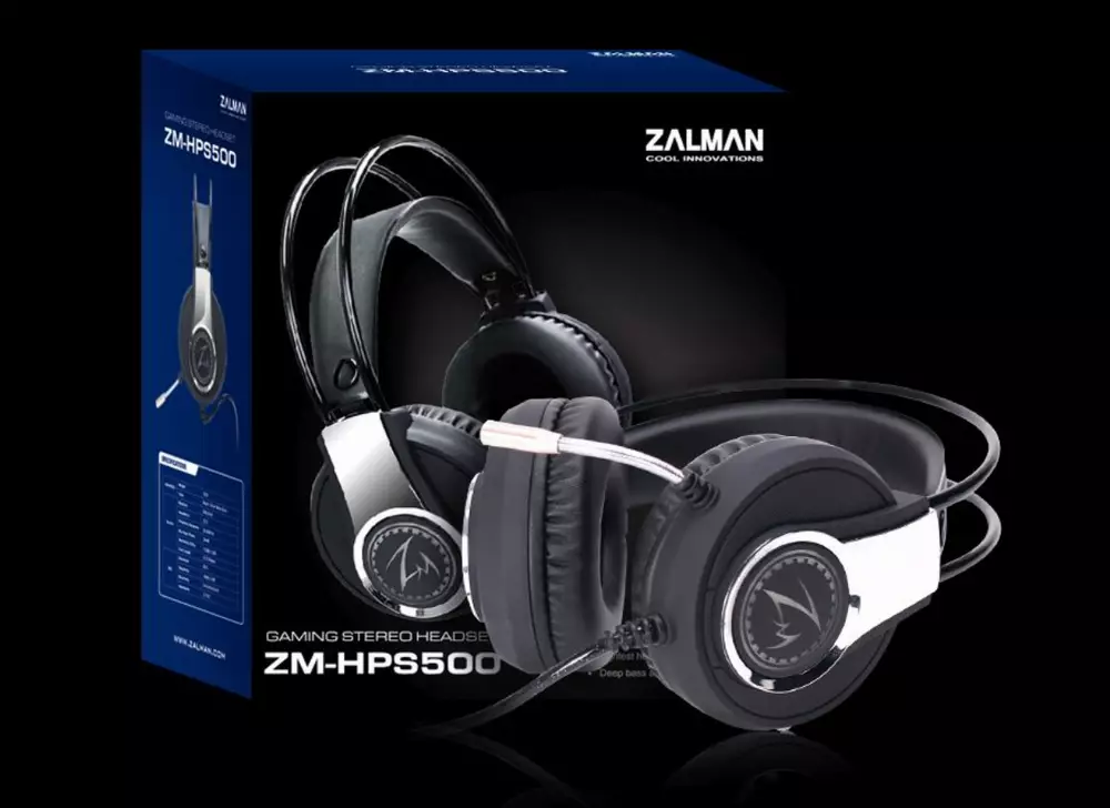 Zalman геймърски слушалки Headphones with mic Gaming ZM-HPS500