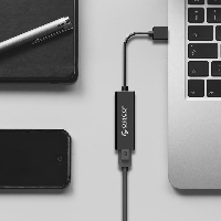 Orico адаптер USB3.0 to LAN Gigabit 1000Mbps black - UTJ-U3