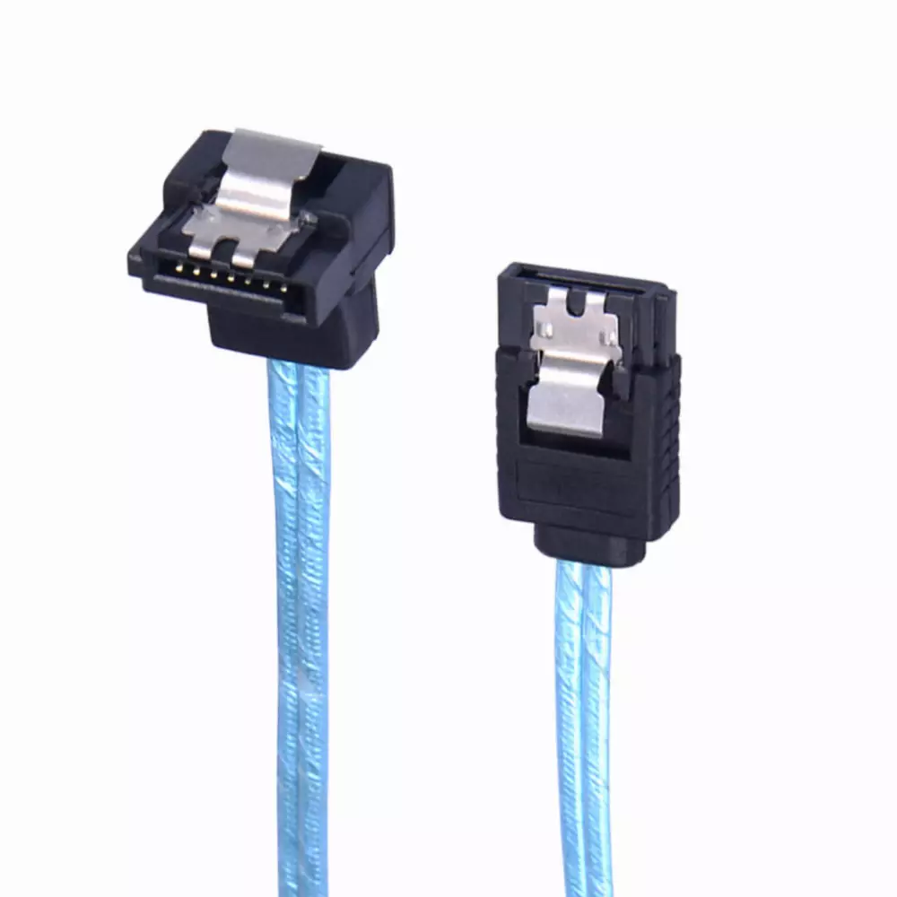 Orico кабел Cable SATA3 60cm /w Lock, 1 Right angle - CPD-7P6G-BA60