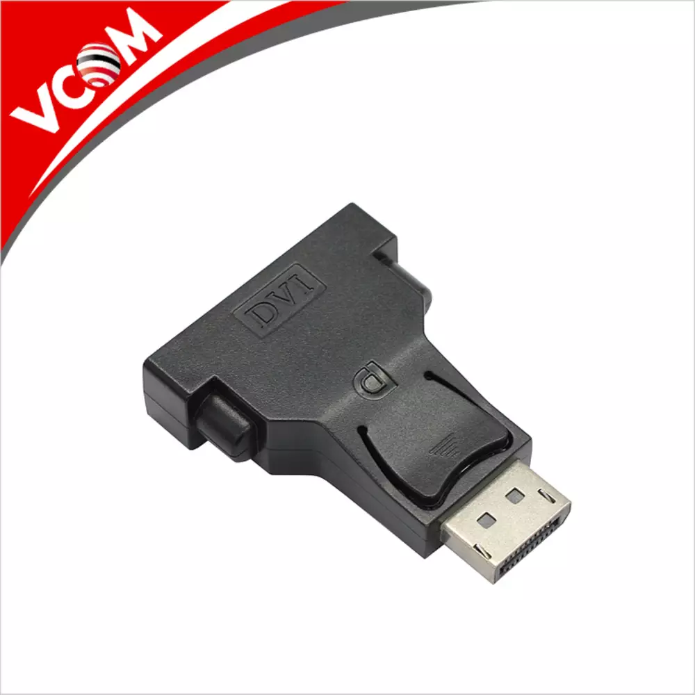 VCom adapter Adapter DisplayPort DP M / DVI F 24+5 Gold plated - CA332