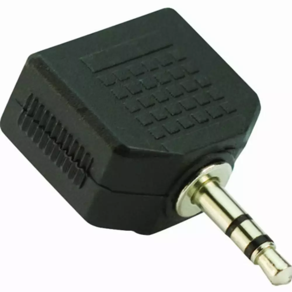 VCom Adapter 3.5mm Stereo M / 2x 3.5mm ST F - CA511