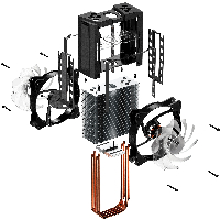 Охлаждане за процесор Cooler Master MASTERAIR MA410M