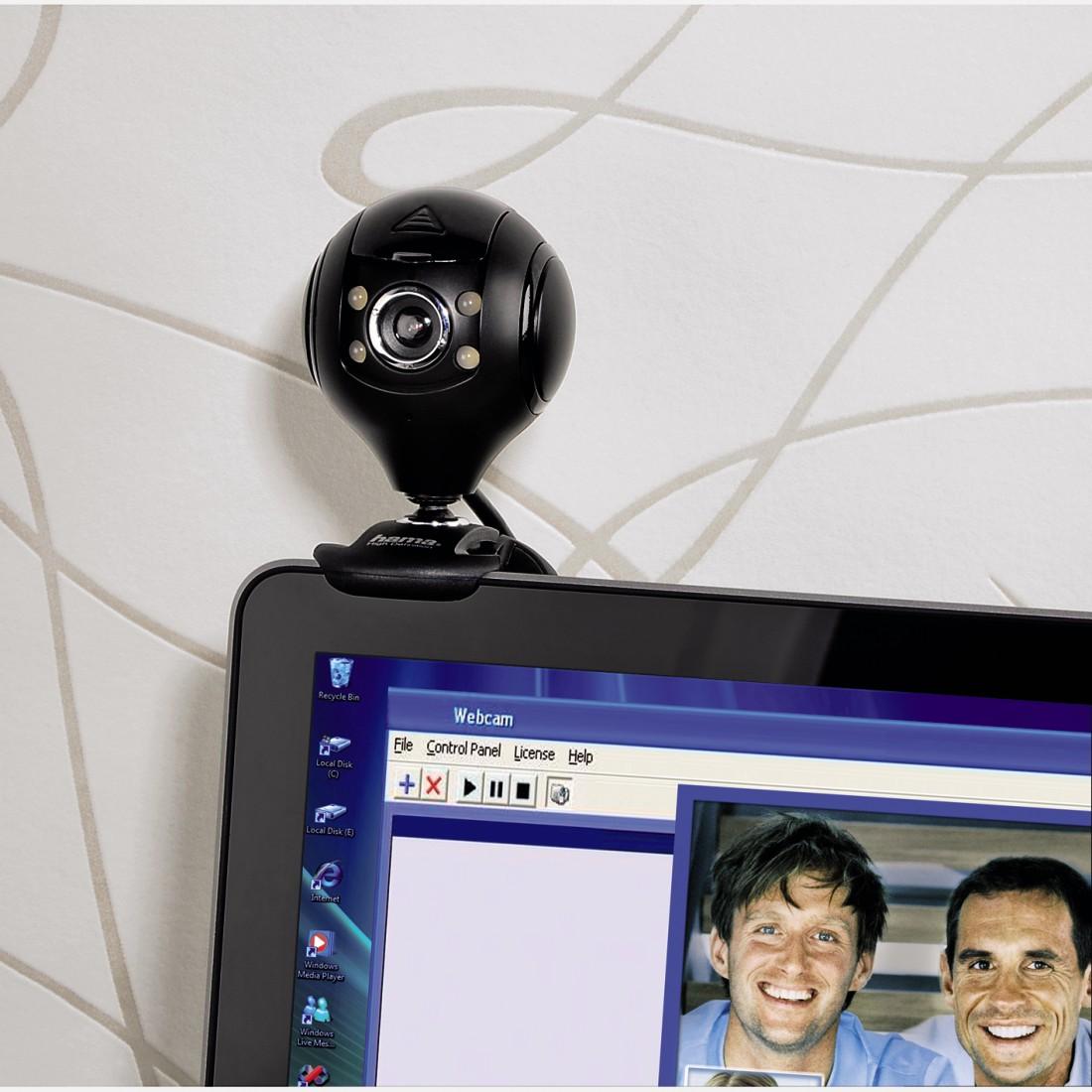 Webcam HAMA Spy Protect HD microphone Noir