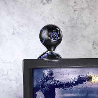 Уеб камера HAMA uRage Webcam HD Essential, HD, микрофон, Черна