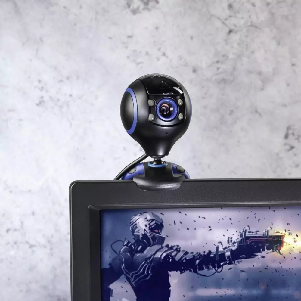 Уеб камера HAMA uRage Webcam HD Essential, HD, микрофон, Черна