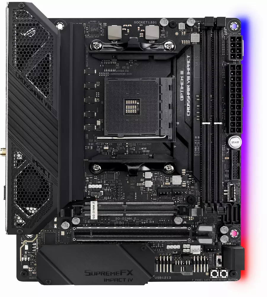 Дънна платка ASUS ROG CROSSHAIR VIII IMPACT X570 Mini-DTX