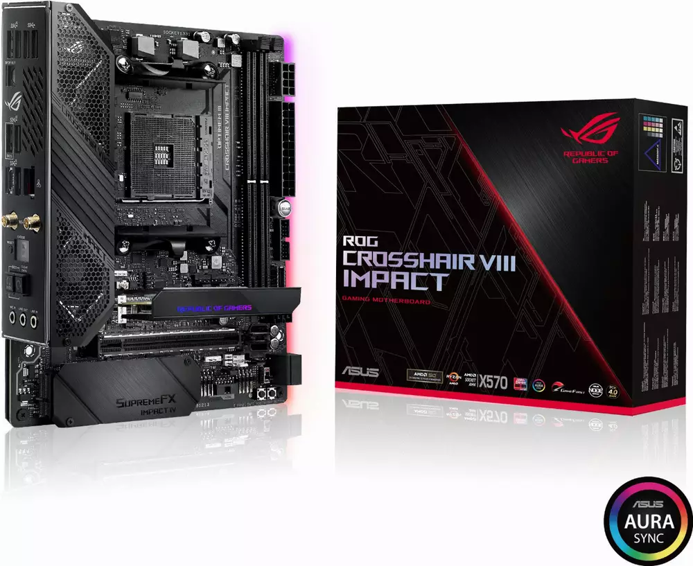 Дънна платка ASUS ROG CROSSHAIR VIII IMPACT X570 Mini-DTX